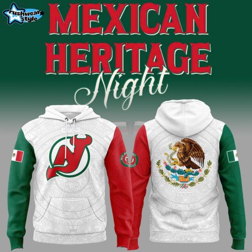 Limited Edition Devils x Mexican Heritage Night 2025 Hoodie