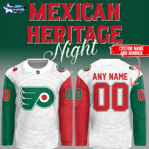 Limited Edition Flyers x Mexican Heritage Night 2025 Custom Jersey