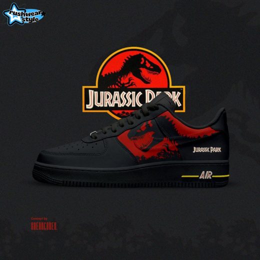 Limited Edition Jurassic Park Custom Sneakers Air Force 1 Shoes