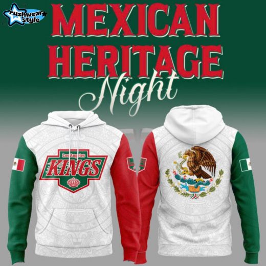 Limited Edition LA kings x Mexican Heritage Night 2025 Hoodie