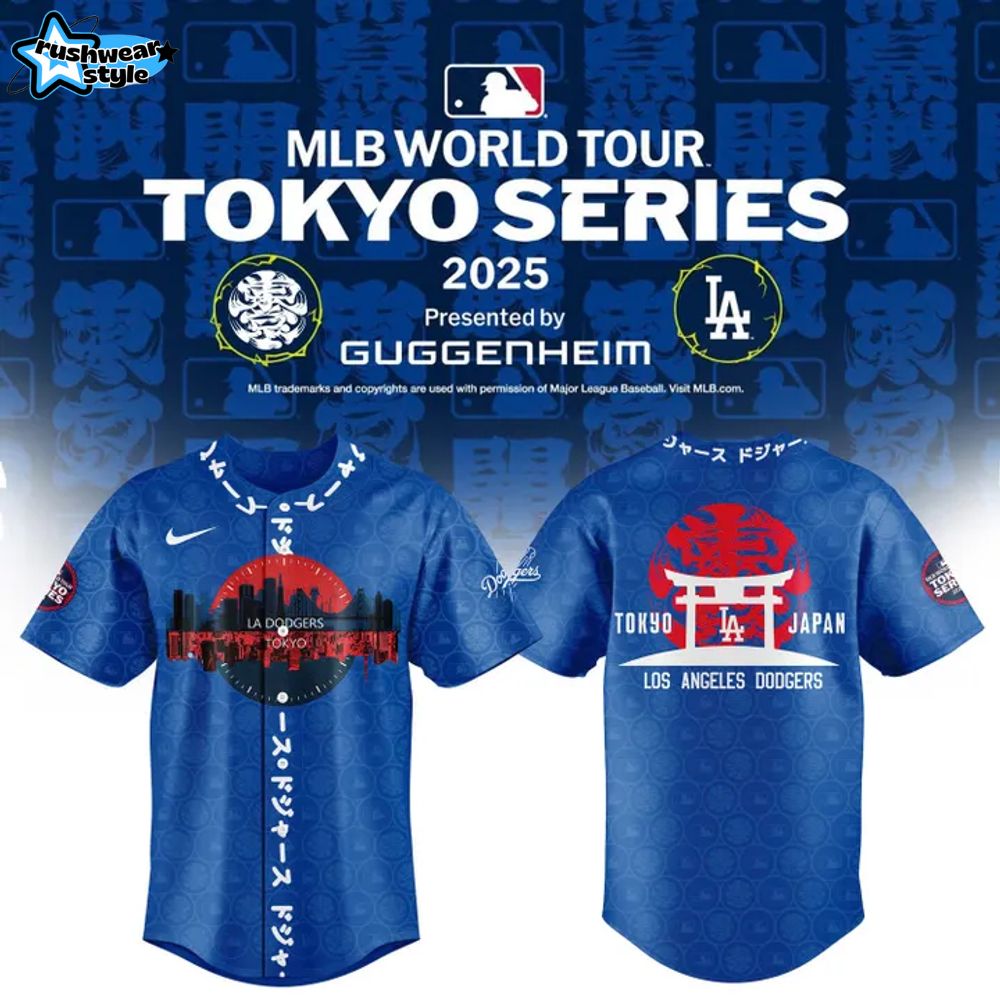 Limited Edition LA x Tokyo Series 2025 Baseball Jersey v2 Limited Edition LA x Tokyo Series 2025 Baseball Jersey v2