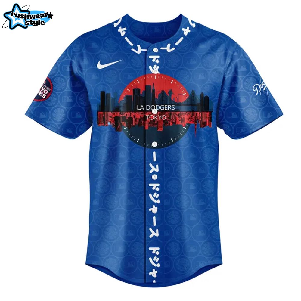 Limited Edition LA x Tokyo Series 2025 Baseball Jersey v2 Limited Edition LA x Tokyo Series 2025 Baseball Jersey v2