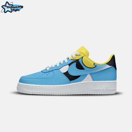 Limited Edition Powerpuff Girls Bubbles Paint Air Force 1 Shoes