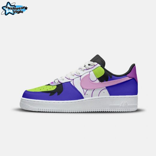 Limited Edition Powerpuff Girls Mojo Jojo Paint Air Force 1 Shoes