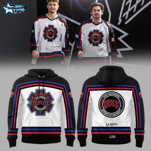 Limited Edition Unlv Hockey x First Responders Night 2025 Hoodie