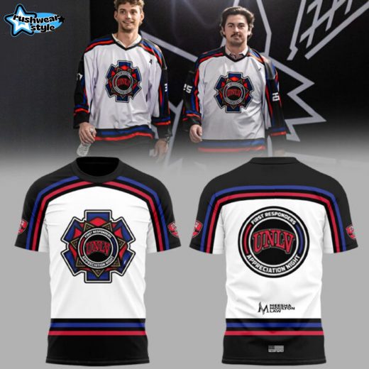 Limited Edition Unlv Hockey x First Responders Night 2025 Tshirt 2025