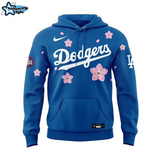 Los Angeles Dodgers Takashi Murakami x MLB World Tour Tokyo Series Blue Hoodie