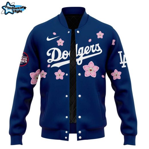 Los Angeles Dodgers Takashi Murakami x MLB World Tour Tokyo Series Blue Jacket