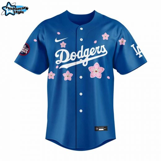 Los Angeles Dodgers Takashi Murakami x MLB World Tour Tokyo Series Blue V4 Jersey