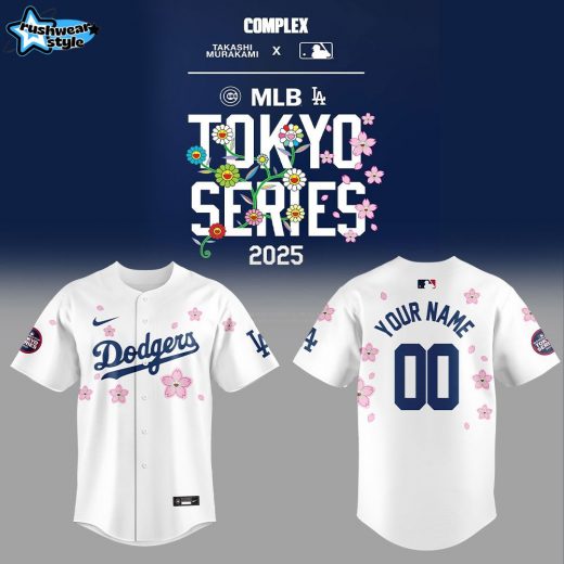 Los Angeles Dodgers Takashi Murakami x MLB World Tour Tokyo Series Custom Name Number For Fans Jersey