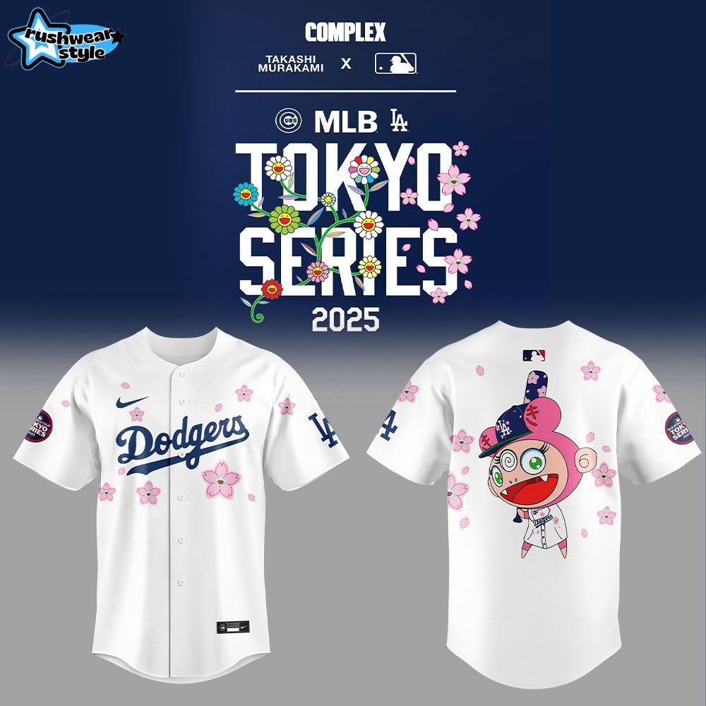 Los Angeles Dodgers Takashi Murakami x MLB World Tour Tokyo Series Jersey Los Angeles Dodgers Takashi Murakami x MLB World Tour Tokyo Series Jersey