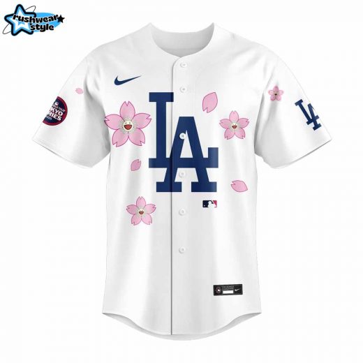 Los Angeles Dodgers Takashi Murakami x MLB World Tour Tokyo Series Whrite V5 Jersey