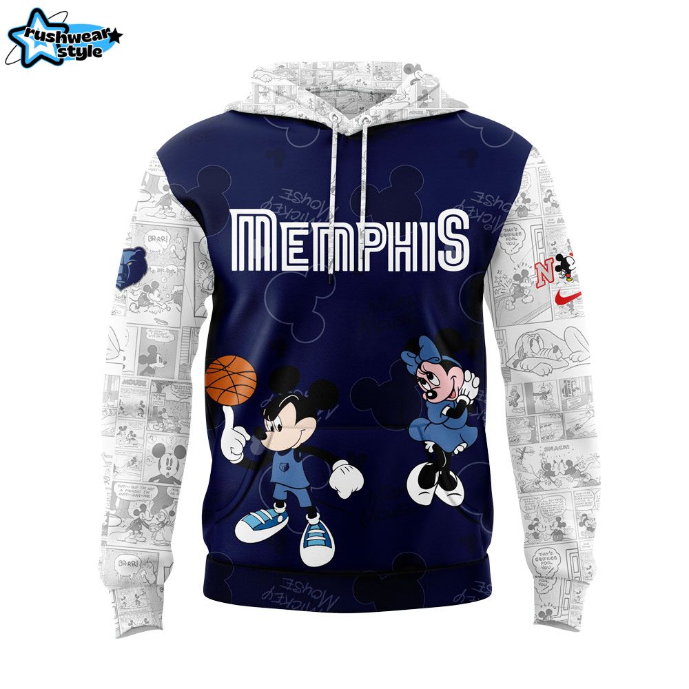 Memphis Grizzlies x Mickey & Friends Disney Hoodie Memphis Grizzlies x Mickey & Friends Disney Hoodie