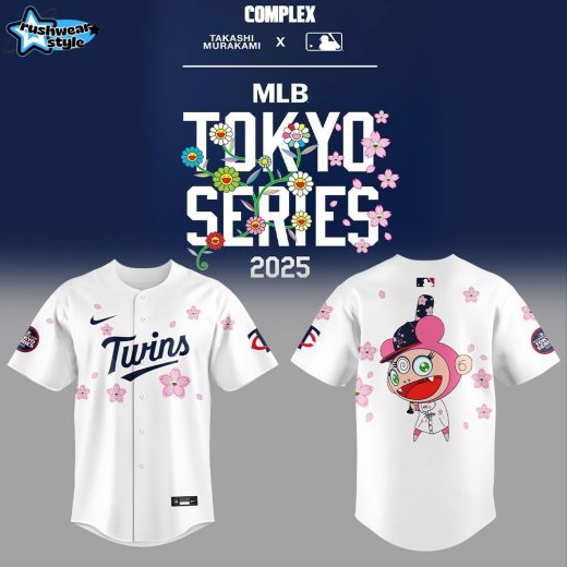 Minnesota Twins Takashi Murakami x MLB World Tour Tokyo Series Jersey