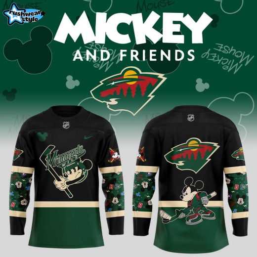 Minnesota Wild Mickey & Friends Hockey Jersey – Limited Edition