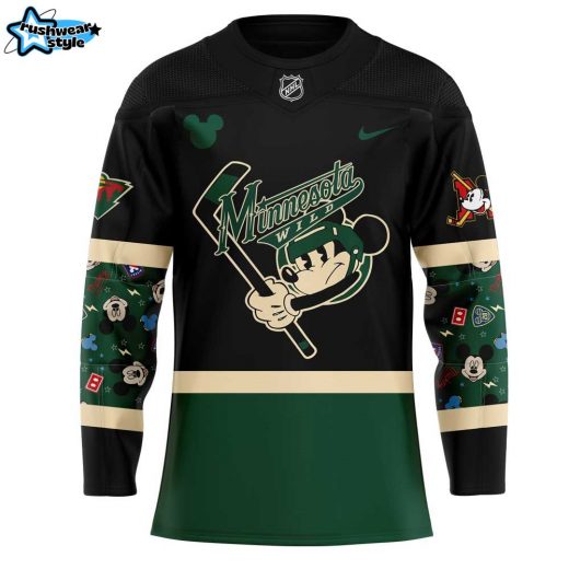 Minnesota Wild Mickey & Friends Hockey Jersey – Limited Edition