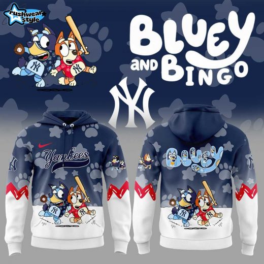 New York Yankees Bluey and Bingo Hoodie