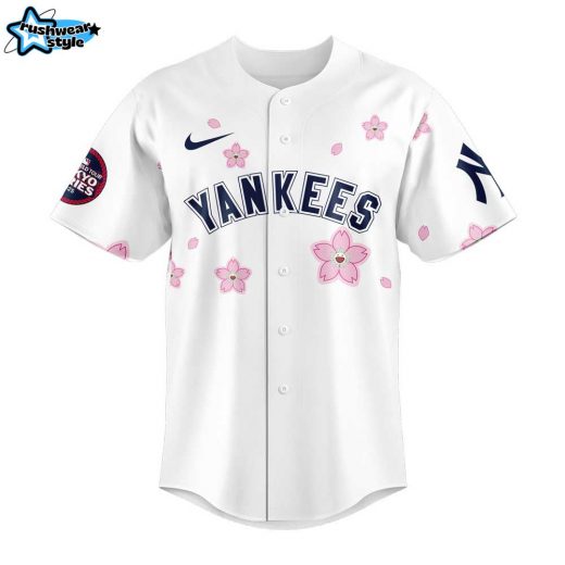 New York Yankees Takashi Murakami x MLB World Tour Tokyo Series White Jersey