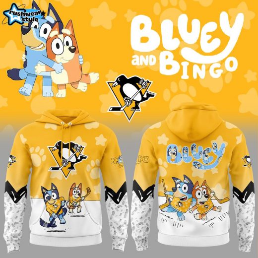 Pittsburgh Penguins Bluey and Bingo Hoodie