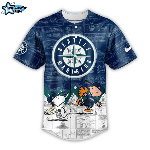 Seattle Mariners 75th Anniversary of Peanuts Jersey