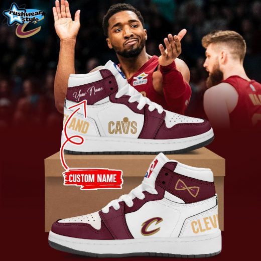 Special Edition Cleveland Cavaliers Air Jordan 1 Sneakers