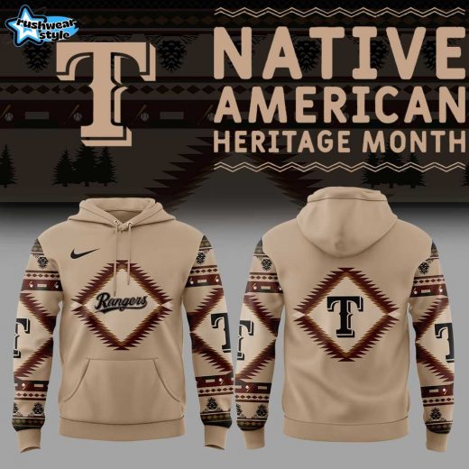 Texas Rangers Native American Heritage Hoodie