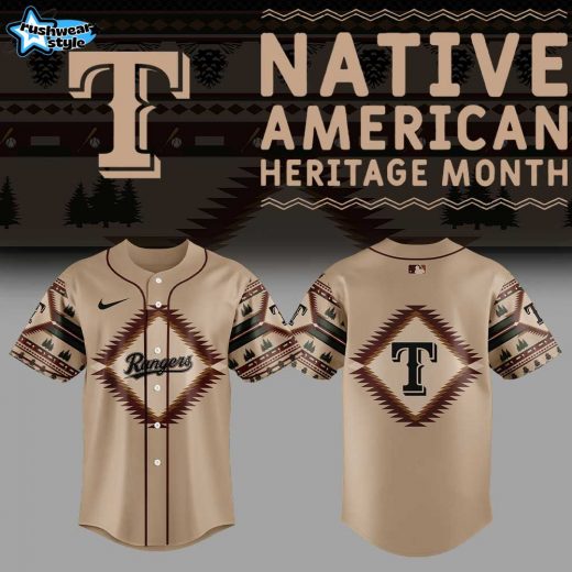 Texas Rangers Native American Heritage Jersey