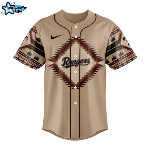 Texas Rangers Native American Heritage Jersey