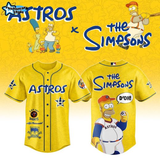 The Simpsons x MLB Houston Astros Limited Edition Jersey 2025