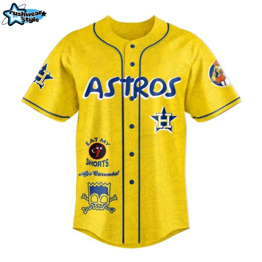 The Simpsons x MLB Houston Astros Limited Edition Jersey 2025