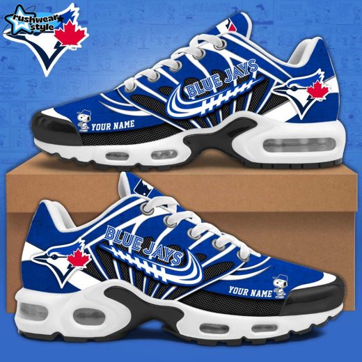 Toronto Blue Jays 75th Anniversary of Peanuts Snoopy Personalized Shoes