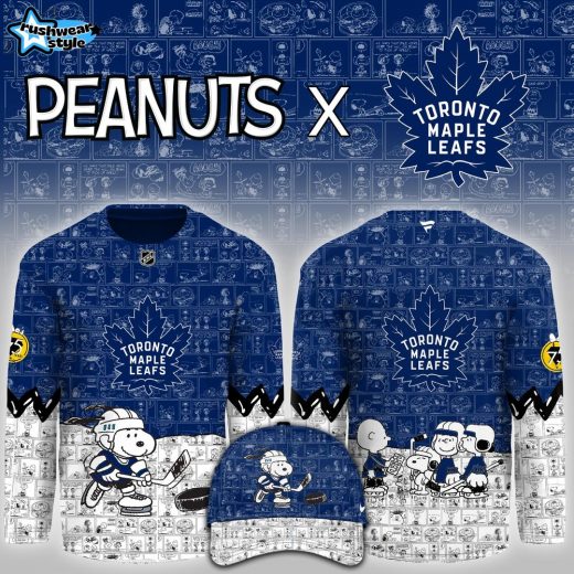 Toronto Maple Leafs x Peanuts 75 Years Anniversary Limited Hockey Jersey