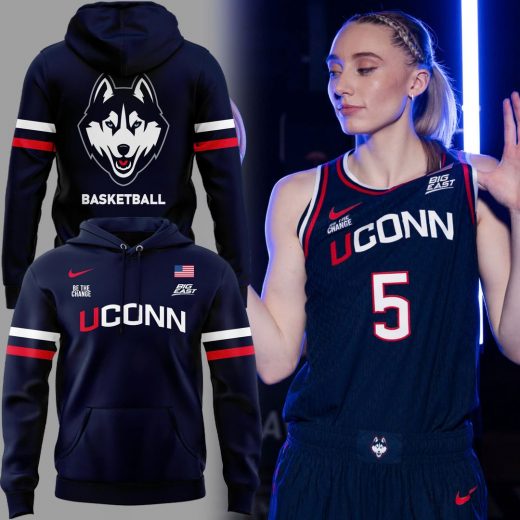Special New Navy Uniform UConn Huskies Hoodie
