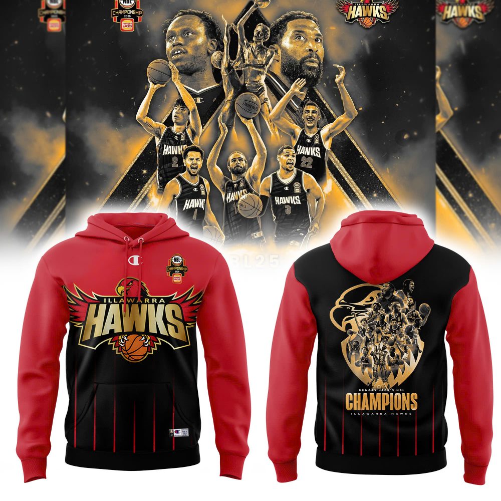 Illawarra Hawks NBL25 Finals Champion Combo Hoodie