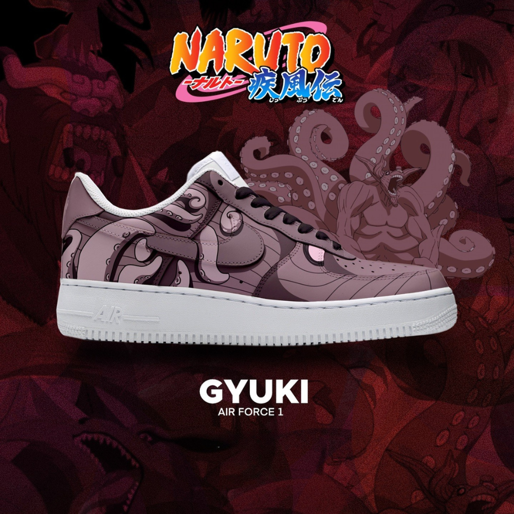 Naruto Shippuden X GyÃ
«ki the Eight-Tails Air Force 1 Sneaker Naruto Shippuden X GyÃ
«ki the Eight-Tails Air Force 1 Sneaker