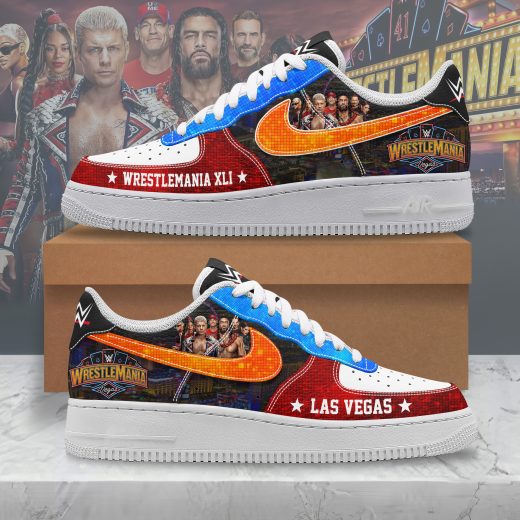 WWE WrestleMania 41 Limited Edition 2025 Nike Air Force 1