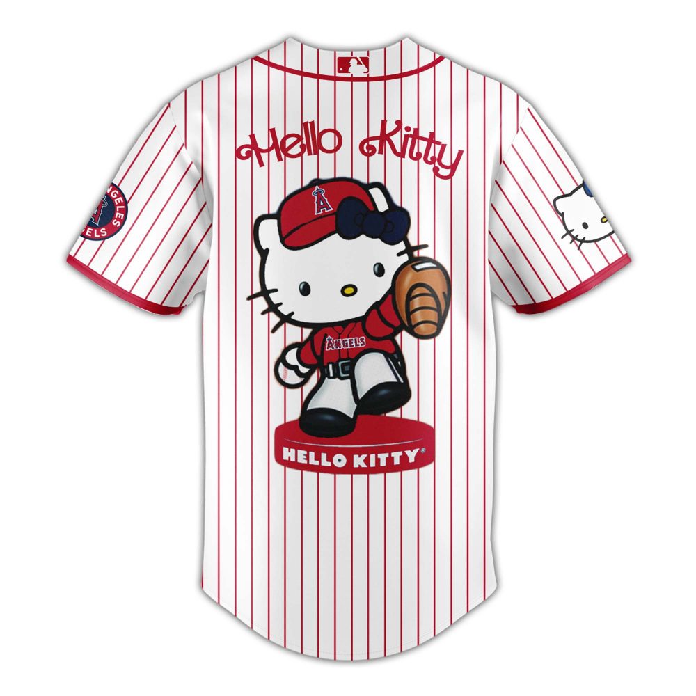 Los Angeles Angels MLB Hello Kitty Night Baseball Jersey 2025