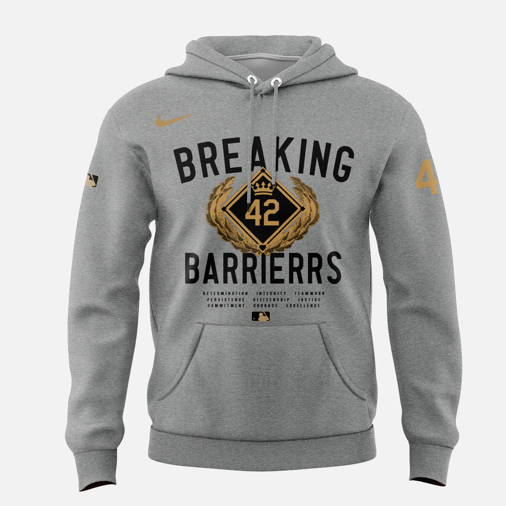 Toronto Blue Jays Breaking Barrierrs Jackie Robinson 42 Forever Hoodie Toronto Blue Jays Breaking Barrierrs Jackie Robinson 42 Forever Hoodie