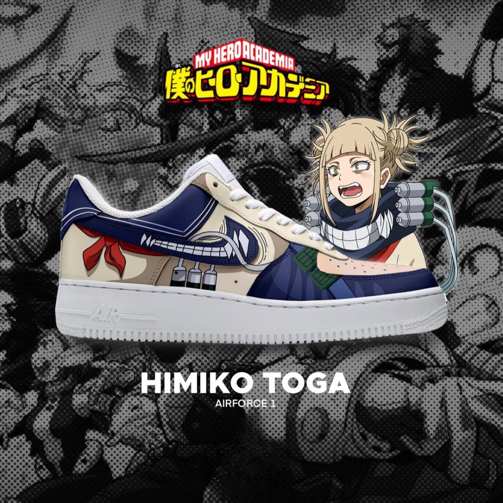 My Hero Academia Himiko Toga Air Force 1 Sneaker My Hero Academia Himiko Toga Air Force 1 Sneaker