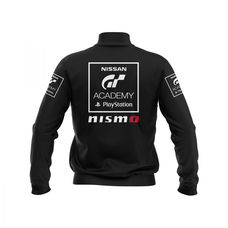 Nissan Academy Playstation Nismo Personalized Black Bomber Jacket Nissan Academy Playstation Nismo Personalized Black Bomber Jacket