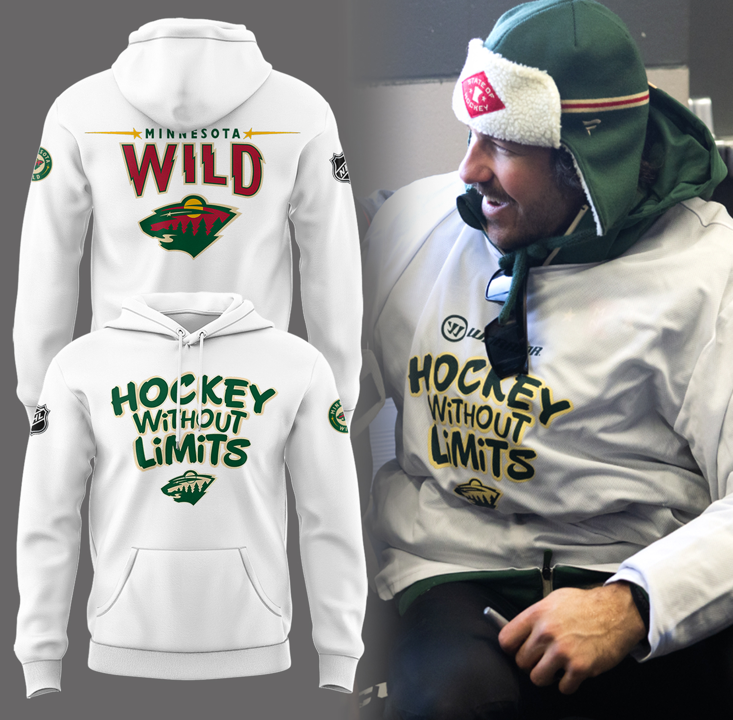 Minnesota Wild Hockey Without Limits Hoodie Minnesota Wild Hockey Without Limits Hoodie