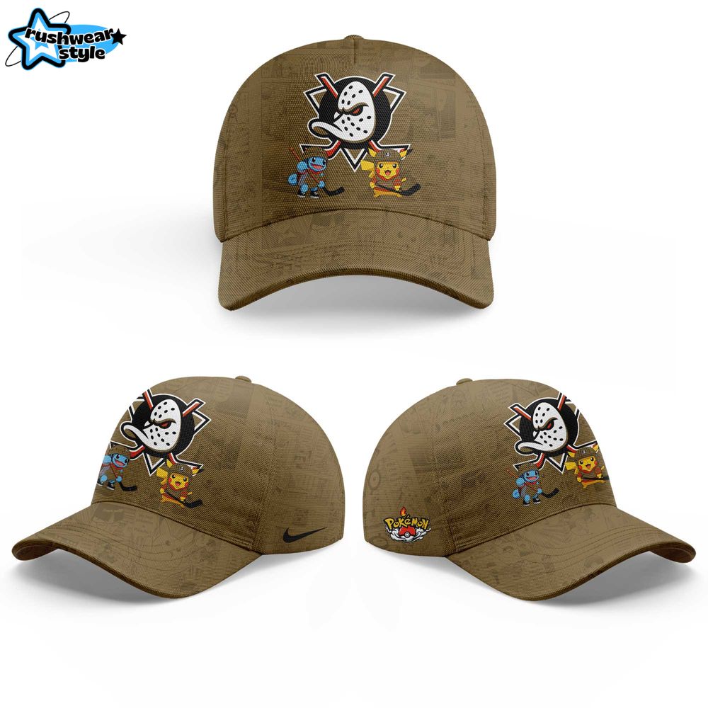 Anaheim Ducks x Pokémon New Combo Hoodie Jogger Cap Anaheim Ducks x Pokémon New Combo Hoodie Jogger Cap