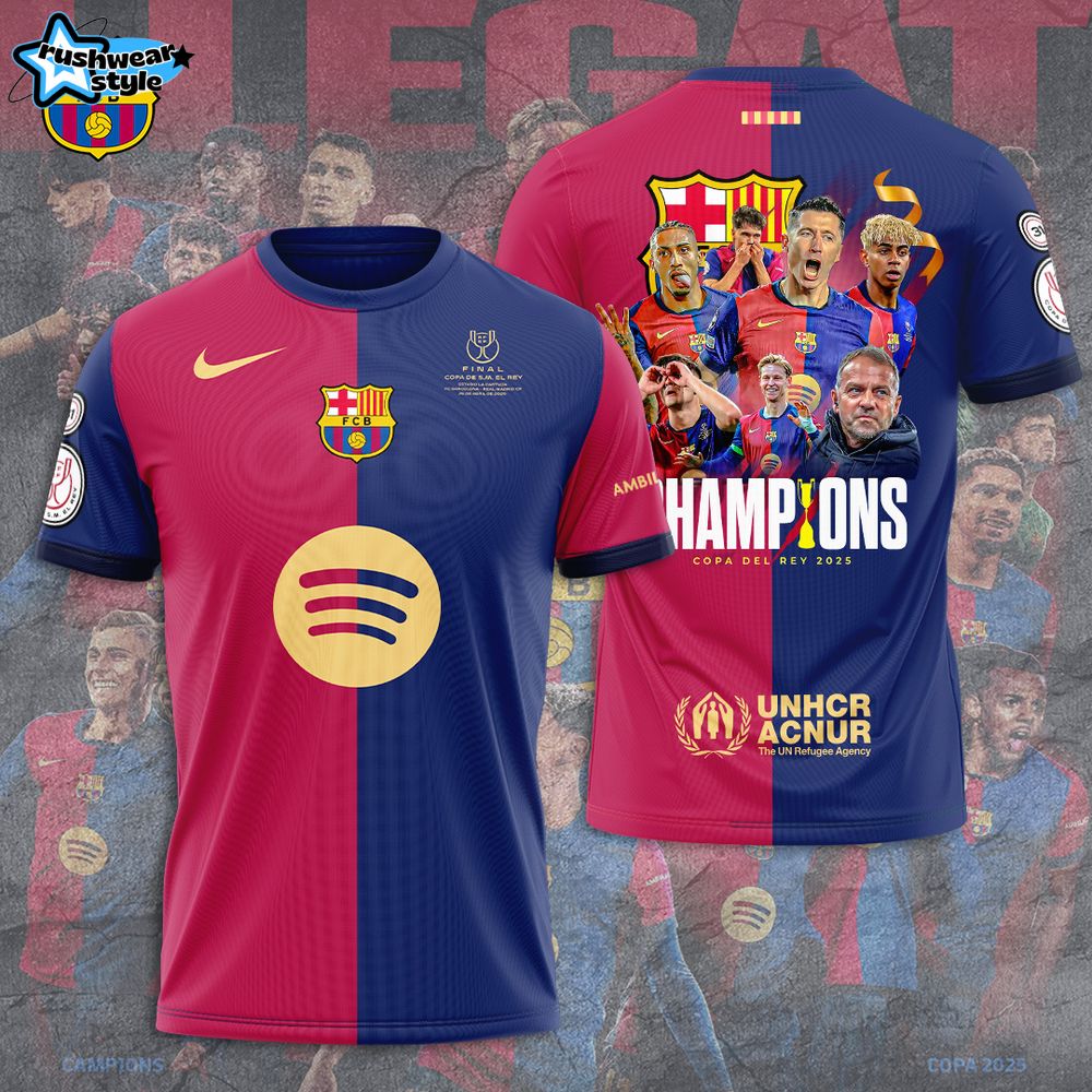 Barcelona FC Champions Copa De Rey 2025 Shirt Barcelona FC Champions Copa De Rey 2025 Shirt