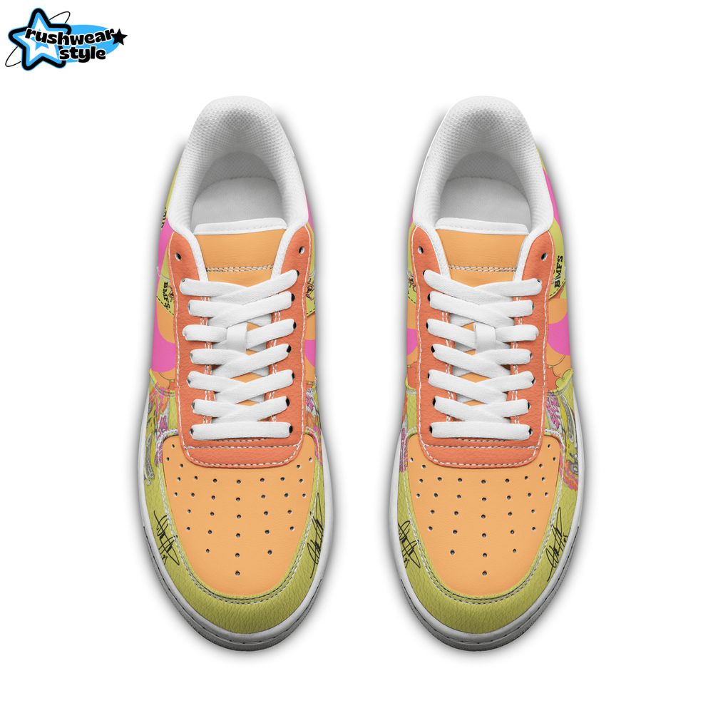 Billy Strings "Fuzzy Rainbows" Limited Edition Air Force 1 Sneakers Billy Strings "Fuzzy Rainbows" Limited Edition Air Force 1 Sneakers