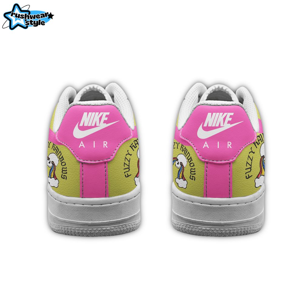 Billy Strings "Fuzzy Rainbows" Limited Edition Air Force 1 Sneakers Billy Strings "Fuzzy Rainbows" Limited Edition Air Force 1 Sneakers