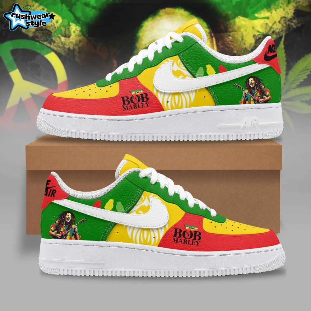 Bob Marley x Rastafari Limited Edition Air Force 1 Sneakers Bob Marley x Rastafari Limited Edition Air Force 1 Sneakers
