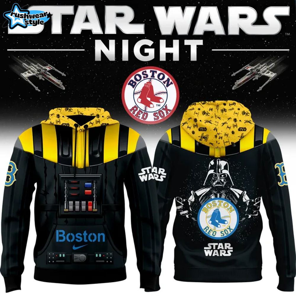 Boston Red Sox Star Wars Night Hoodie Boston Red Sox Star Wars Night Hoodie
