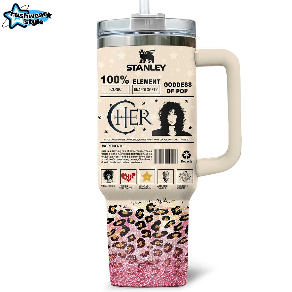 Cher Goddess Of Pop Special 40oz Stanley Tumbler Cher Goddess Of Pop Special 40oz Stanley Tumbler