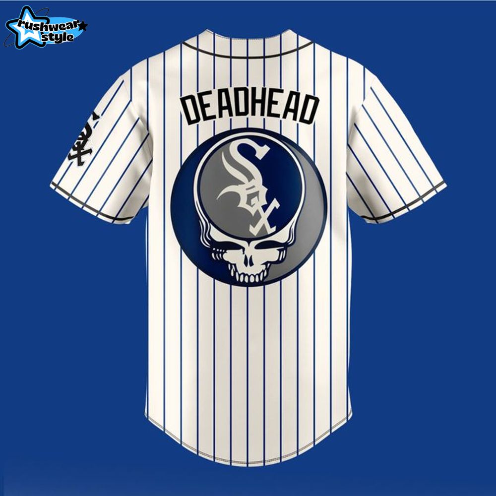 Chicago White Sox x Grateful Dead Tribute Night Baseball Jersey 2025 Chicago White Sox x Grateful Dead Tribute Night Baseball Jersey 2025