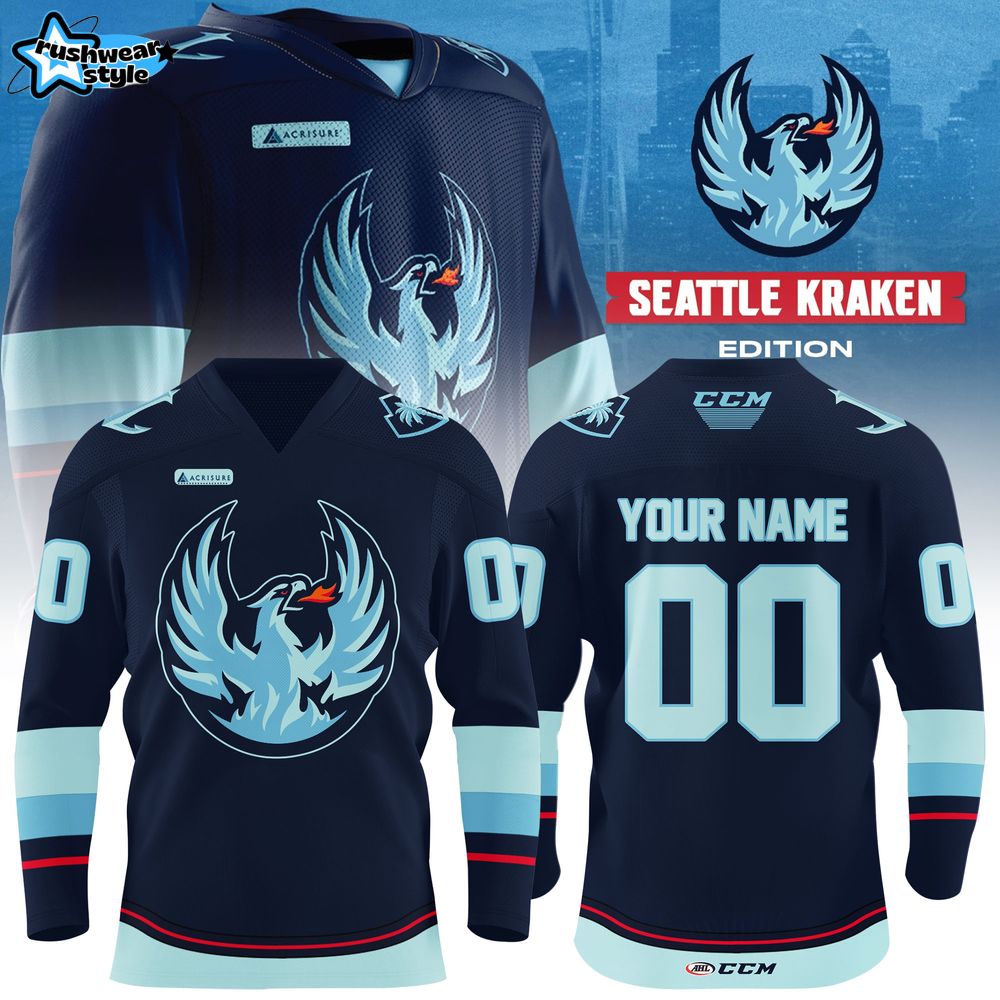 Coachella Valley Firebirds x Seattle Kraken Edition 2025 Jersey Coachella Valley Firebirds x Seattle Kraken Edition 2025 Jersey